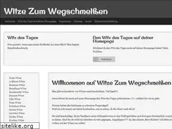 Sites similar to witze-zum-wegschmeissen.de