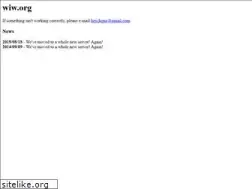 Sites similar to wiw.org