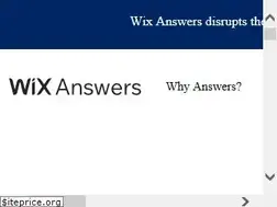 Sites similar to wixanswers.com