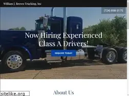 Sites similar to wjbrowntrucking.com
