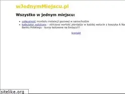 Sites similar to wjednymmiejscu.pl