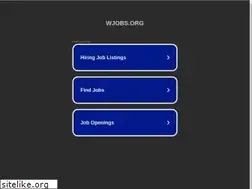 Sites similar to wjobs.org