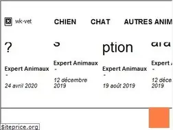 Sites similar to wk-vet.fr