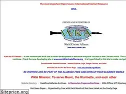 Sites similar to wka-clarinet.org