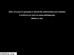Sites similar to wkfinetools.com