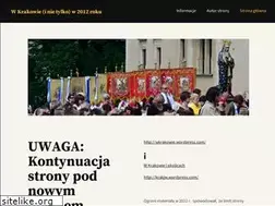 Sites similar to wkrakowie2012.wordpress.com
