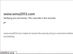 Sites similar to wma2013.com