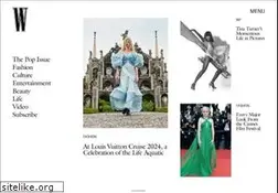 Sites similar to wmagazine.com