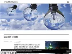 Sites similar to wmatthyssen.com