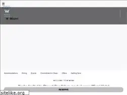Sites similar to wmiamihotel.com