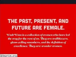 Sites similar to wndrwmn.com