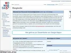 Sites similar to wo-war-das.de
