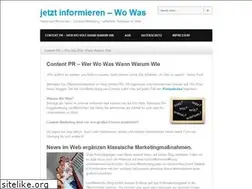 Sites similar to wo-was.de