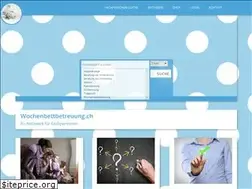 Sites similar to wochenbettbetreuung.ch