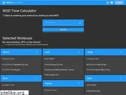 Sites similar to wodtimecalculator.com