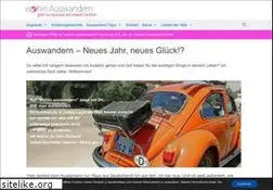 Sites similar to wohin-auswandern.de