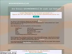 Sites similar to wohneninholz.de