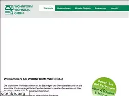 Sites similar to wohnform-wohnbau.de