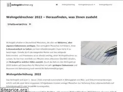 Sites similar to wohngeldrechner.org