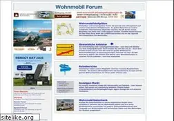 Sites similar to wohnmobilforum.de