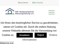 Sites similar to wohnungslueftung-ev.de