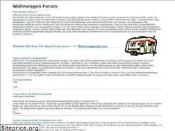 Sites similar to wohnwagenforum.de