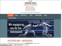 Sites similar to wolf-arbeitsrecht.de