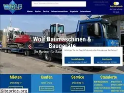Sites similar to wolf-baumaschinen.de
