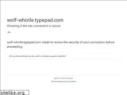 Sites similar to wolf-whistle.typepad.com