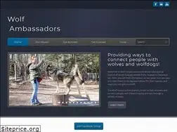 Sites similar to wolfambassadors.com