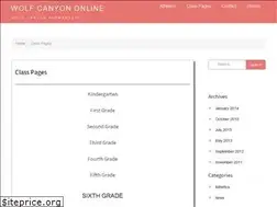 Sites similar to wolfcanyononline.com