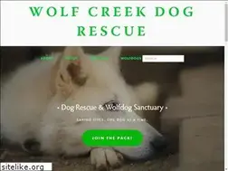 Sites similar to wolfcreekdogrescue.com