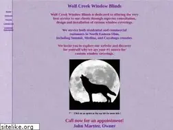 Sites similar to wolfcreekwindowblinds.com