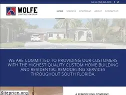 Sites similar to wolfeconstructiongroup.com
