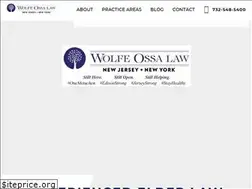 Sites similar to wolfeossalaw.com