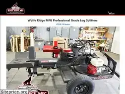 Sites similar to wolferidgemfg.com