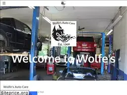 Sites similar to wolfesautocare.com