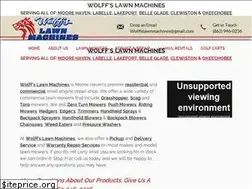 Sites similar to wolffslawnmachines.com