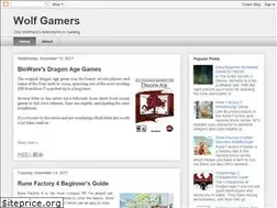 Sites similar to wolfgamersredux.blogspot.com