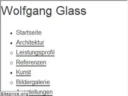Sites similar to wolfgang-glass.de