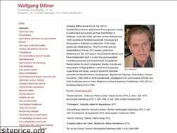 Sites similar to wolfgangbittner.de