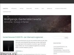Sites similar to wolfgangs-gartensternwarte.de