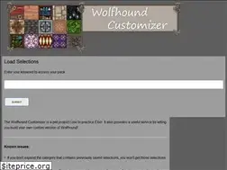 Sites similar to wolfhoundcustomizer.com