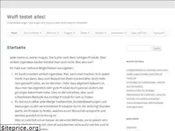 Sites similar to wolfitestet.de