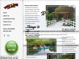 Sites similar to wolflodgecampground.com