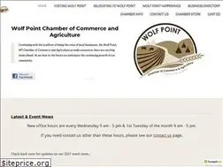 Sites similar to wolfpointchamber.com