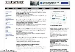 Sites similar to wolfstreet.com