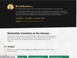 Sites similar to wolstenhol.me