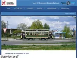 Sites similar to woltersdorfer-strassenbahn.de