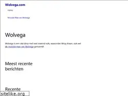 Sites similar to wolvega.com